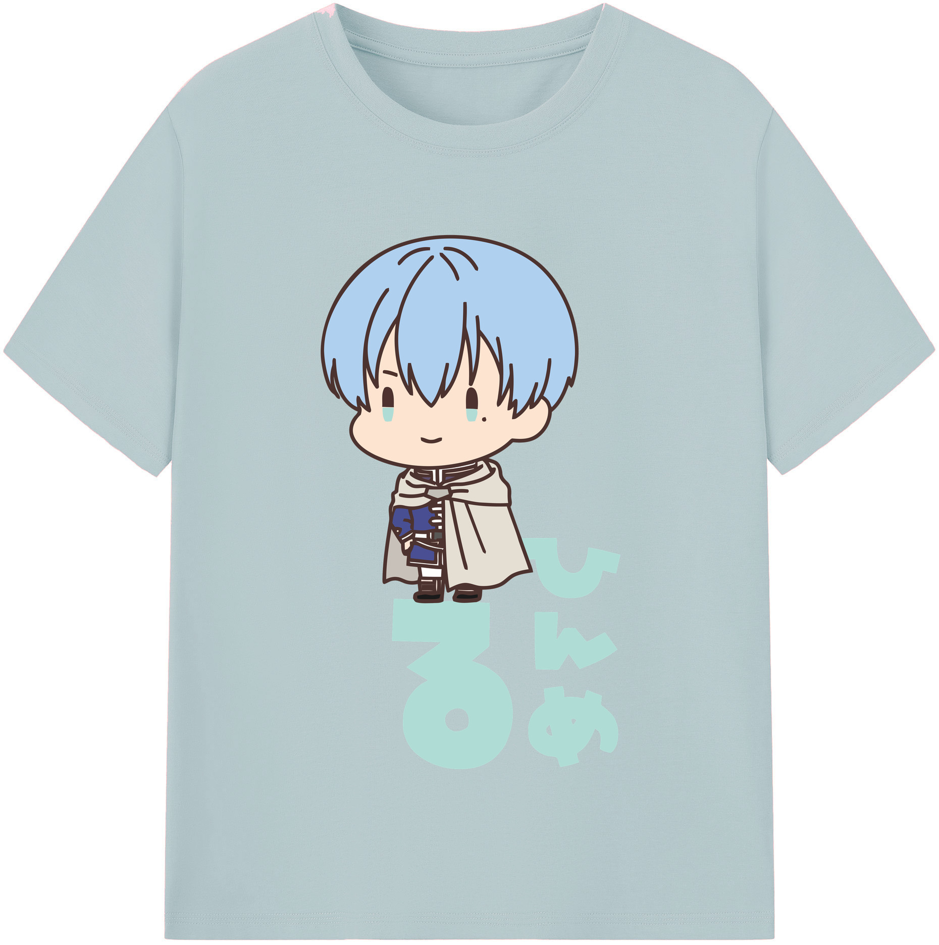 （画像用） 葬送のフリーレン Frieren 綿100％半袖Tシャツ（フロントプリント）